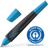 photo-Stylo roller - Rechargeable - Encre bleu - Pointe moyenne - Breeze - Schneider