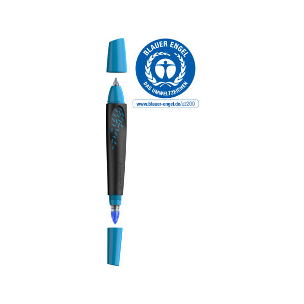 Stylo roller - Rechargeable - Encre bleu - Pointe moyenne - Breeze - Schneider