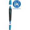 Stylo roller - Rechargeable - Encre bleu - Pointe moyenne - Breeze - Schneider