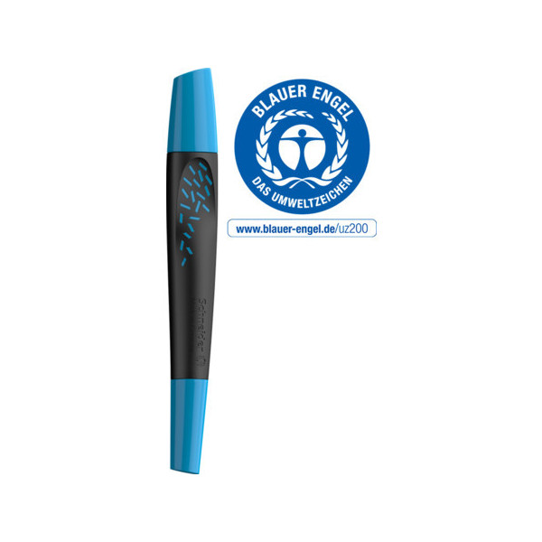 Stylo roller - Rechargeable - Encre bleu - Pointe moyenne - Breeze - Schneider