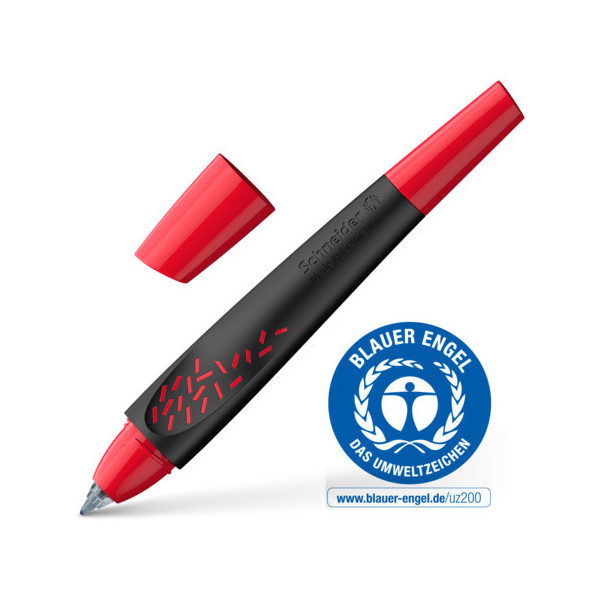 photo-Stylo roller - Rechargeable - Encre bleu - Pointe moyenne - Breeze - Schneider