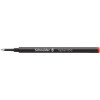 Lot de 10 recharges pour stylo roller - Rouge - Pointe 0,5mm - Topball 850 - Schneider