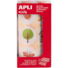 Gommettes - Images jardin et potager - Ronde - 33mm - Enfant - Rouleau 360 unité - Apli Kids