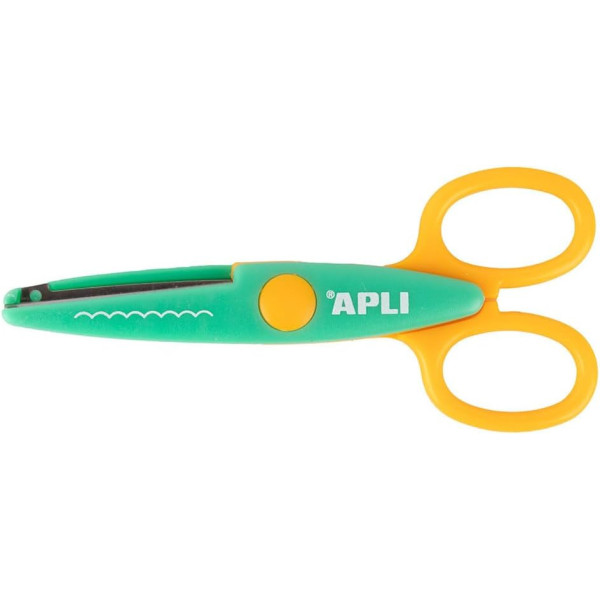 Ciseaux créatifs - Dentelés, vagues et zig-zag - 3 paires - Enfant - 13,5cm - Sécurité - Dès 4 ans - Loisirs créatifs