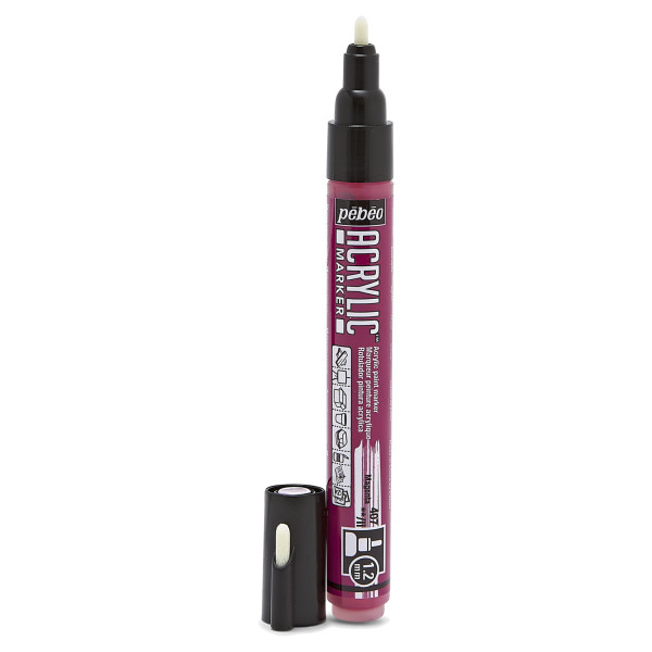 Feutre - Marqueur - Acrylic Marker - Pébéo - Magenta - 1,2mm