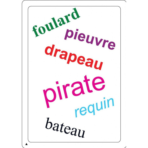 Jeu de lecture et de rapidité - Tam Tam Il était une fois - Les Pirates