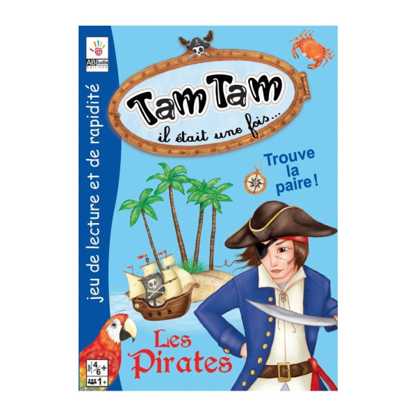 photo-Jeu de lecture et de rapidité - Tam Tam Il était une fois - Les Pirates