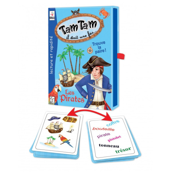 Jeu de lecture et de rapidité - Tam Tam Il était une fois - Les Pirates