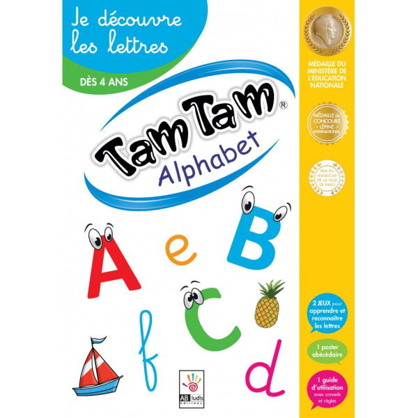 photo-Je découvre les lettres - Tam Tam Alphabet - Jeu éducatif - Dès 4 ans
