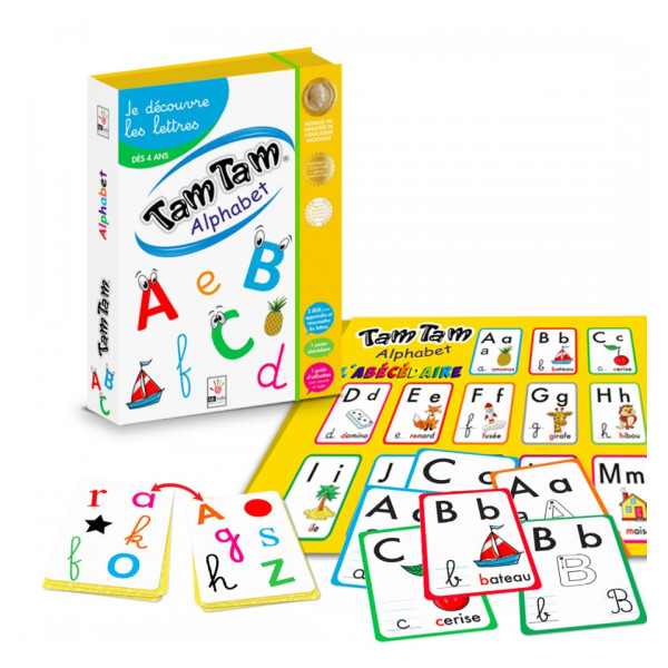 Je découvre les lettres - Tam Tam Alphabet - Jeu éducatif - Dès 4 ans