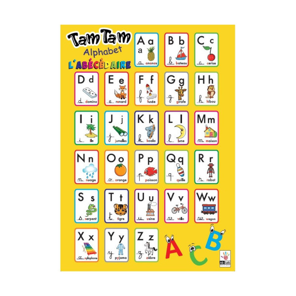 Je découvre les lettres - Tam Tam Alphabet - Jeu éducatif - Dès 4 ans