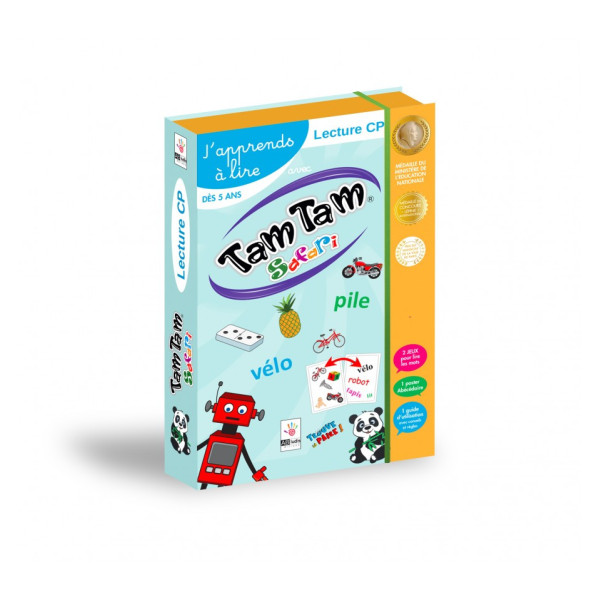 photo-J'apprends à lire - Tam Tam Safari - Lecture CP - Jeu éducatif - Dès 5 ans