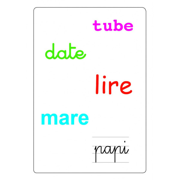Jeu - Tam Tam Safari - Les mots simples - Jeu de lecture - Dès 5 ans