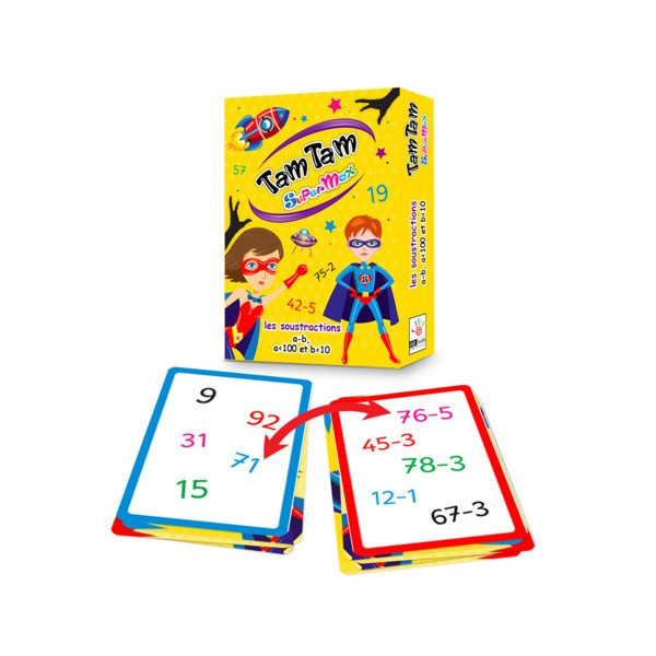 Jeu - Tam Tam MultiMax - Les soustractions - Dès 7 ans