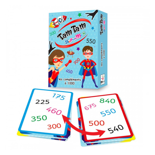 Jeu - Tam Tam SuperMax - Les compléments à 1000 - Dès 7 ans