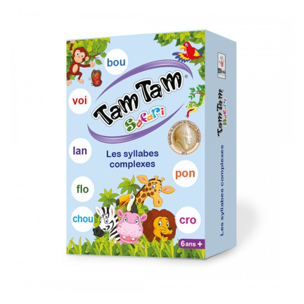 photo-Jeu - Tam Tam Safari - Les syllabes complexes - Jeu de lecture - Dès 6 ans