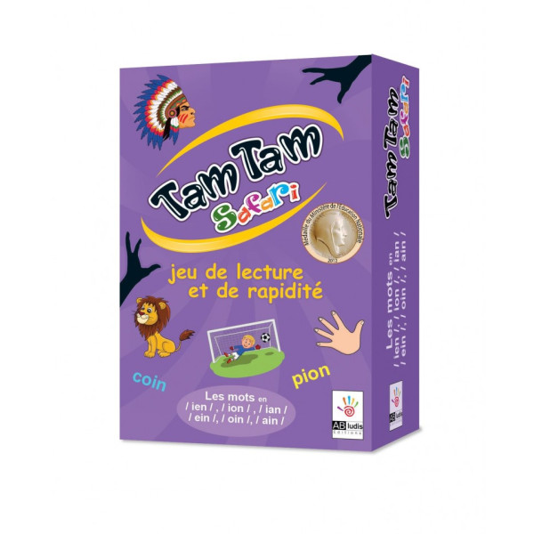 photo-Jeu - Tam Tam Safari - Les mots en ien ion ian ein oin ain - Jeu de lecture