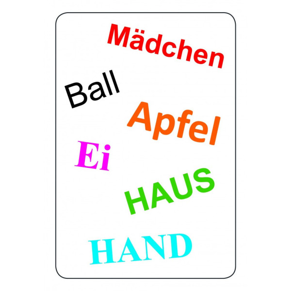 Jeu - Tam Tam - Allemand - Les premiers mots - Dès 6 ans