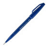 photo - Feutre - Bleu - Encre aquarellable - Pointe pinceau - Dessin - Croquis - Calligraphie - Pentel