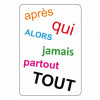Jeu - Tam Tam Je retiens - Les mots invariables - Cycle 2 - Dès 6 ans