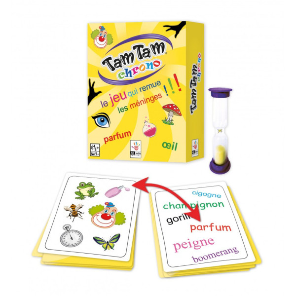 Jeu - Tam Tam Chrono - Le jeu qui remue les méninges - 4/8 ans