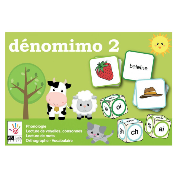 photo-Jeu éducatif - Dénomimo 2 - Phonologie - Orthographe - Lecture - Dès 6 ans