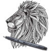 Pochette de 5 feutres de dessin - Pointliner - Dessin et écriture - Assortiment - Pentel Arts