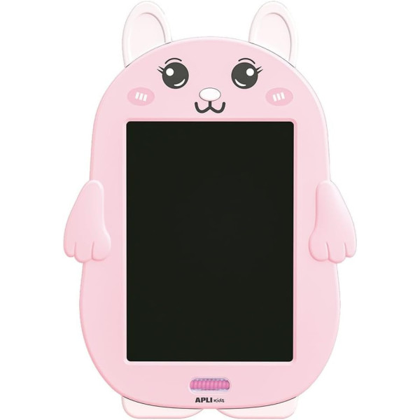 Tablette à dessin - Écran LCD 8,5 pouces - Avec stylet - Effaçable - Forme de Lapin - Apli Kids