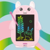 Tablette à dessin - Écran LCD 8,5 pouces - Avec stylet - Effaçable - Forme de Lapin - Apli Kids