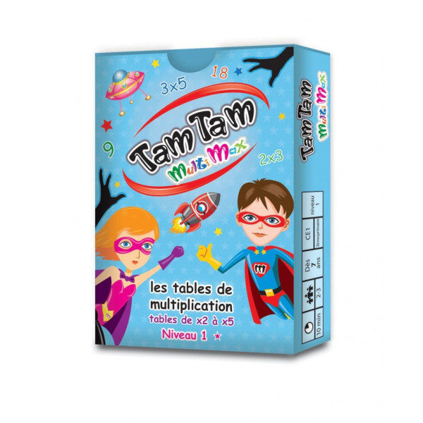 photo-Jeu - Tam Tam MultiMax - Les tables de multiplications - Niveau 1 - Dès 7 ans