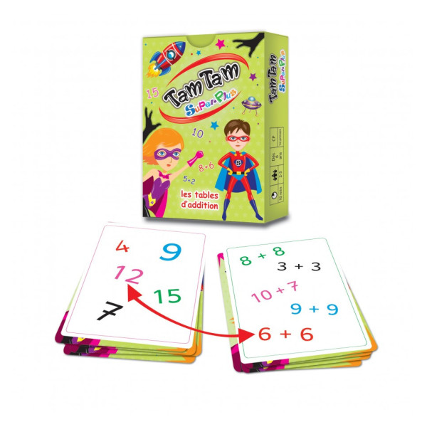 Jeu - Tam Tam SuperPlus - Les additions - Dès 6 ans