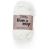 photo - Fil de coton - Spécial crochet et amigurumi - Blanc en neige - 55m - Graine créative