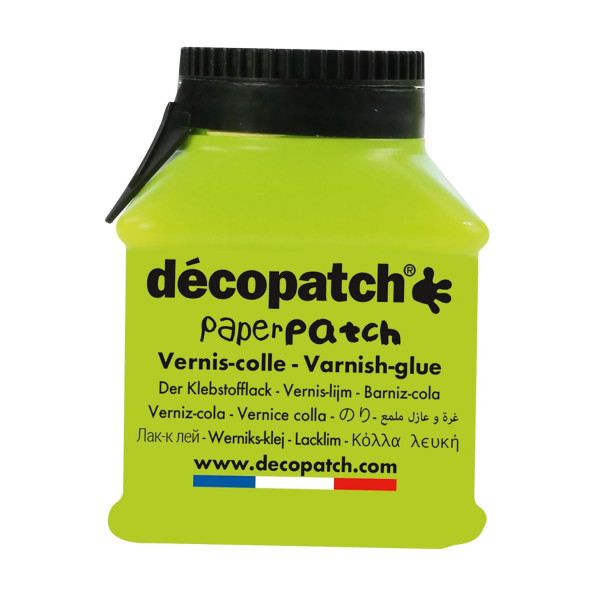 photo - Vernis colle - Satiné - Transparent - Décopatch - Pour papier Décopatch - 70ml