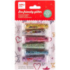 photo - Lot de 6 tubes de paillettes holographiques - Assortiment de couleurs - Loisirs créatifs enfant - Apli Kids