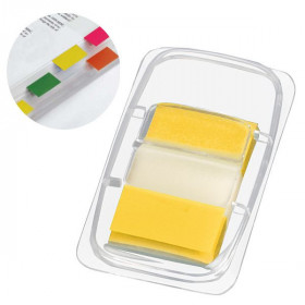 Marque-pages en Zig-zag de couleur jaune – Format 45x25 mm – 50 index par couleur