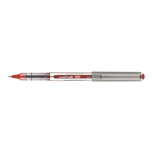 photo-Stylo roller rouge Uni Ball EYE pointe fine 0,7mm