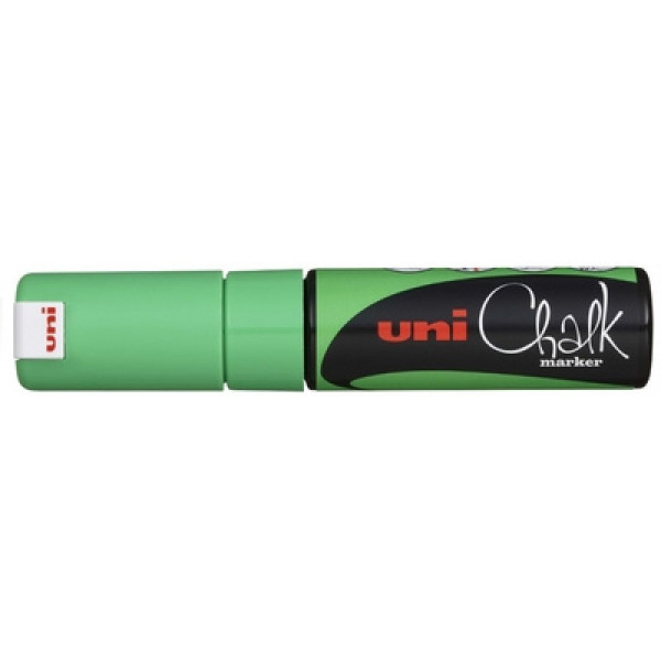 photo-Marqueur craie Uni chalk marker Uni Ball pointe large vert foncé fluo