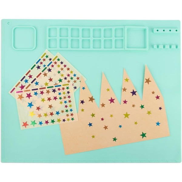 Sous-main - Tapis de peinture - Silicone - Lavable - Pour enfant - Activités manuelles - Apli Kids