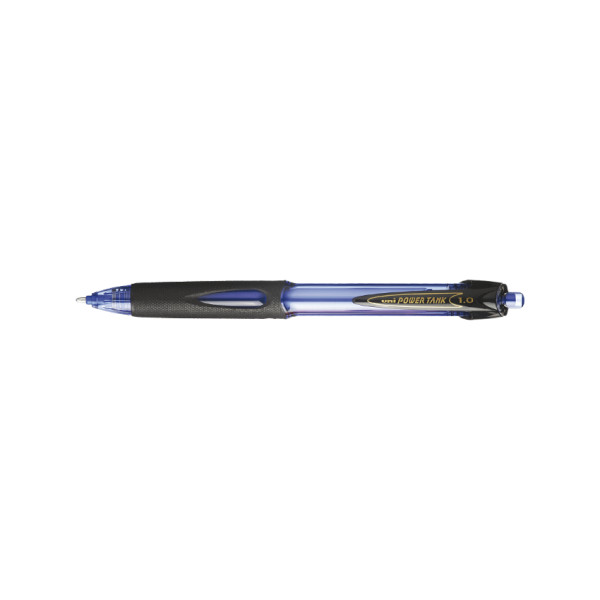 photo-Stylo bille Powertank Uni Ball bleu pointe moyenne
