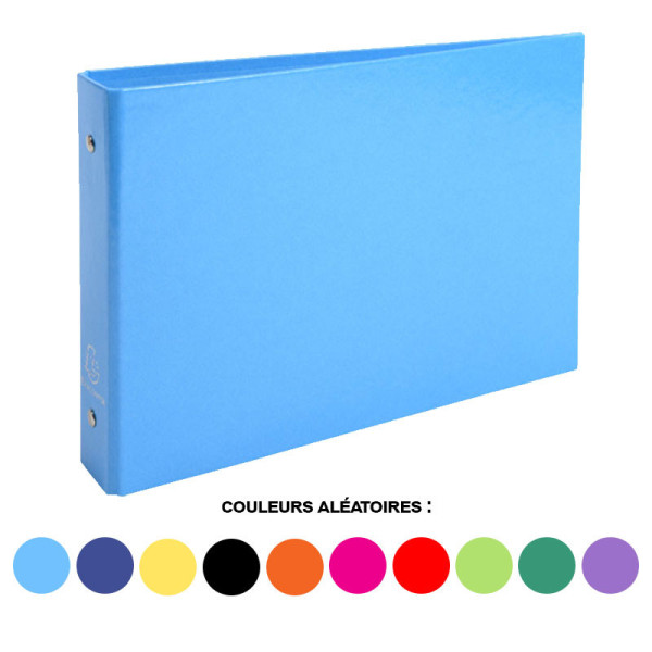 photo-Classeur pour fiches bristol - 2 anneaux - 24 x 16,5 cm - Exacompta