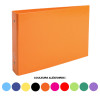 Classeur pour fiches bristol - 2 anneaux - 24 x 16,5 cm - Exacompta