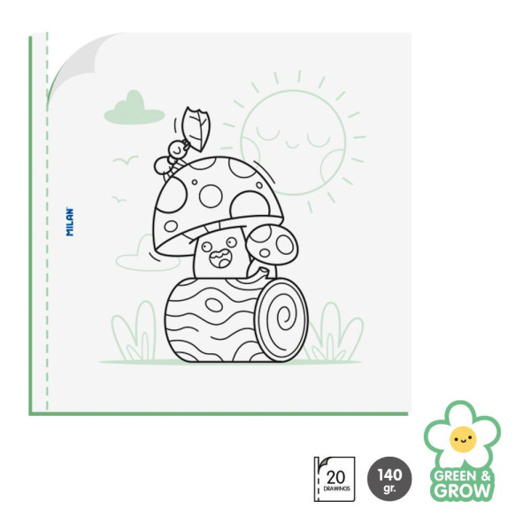 Cahier de coloriage - Enfant - Fleurs, nature et plantes - Dès 4 ans - 20 modèles