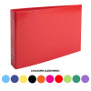 Classeur pour fiches bristol - 2 anneaux - 24 x 16,5 cm - Exacompta