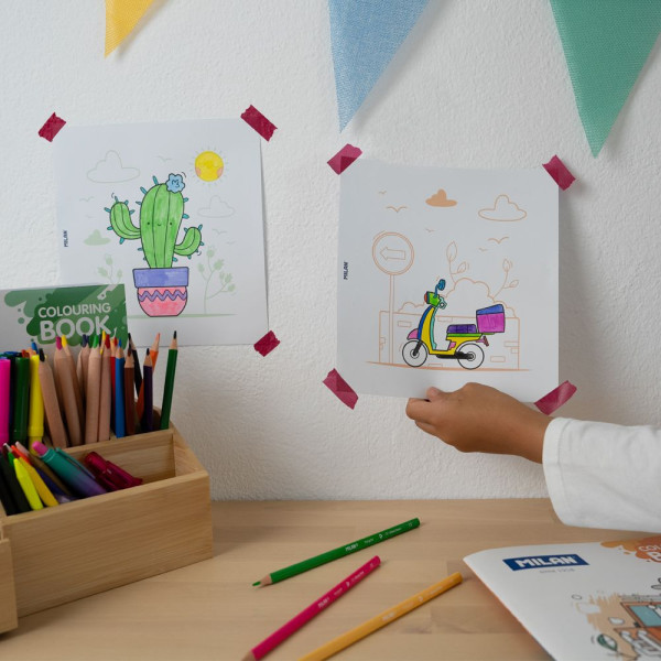 Cahier de coloriage - Enfant - Bateau, avion, voiture - Dès 4 ans - 20 modèles