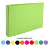 Classeur pour fiches bristol - 2 anneaux - 24 x 16,5 cm - Exacompta
