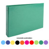 Classeur pour fiches bristol - 2 anneaux - 24 x 16,5 cm - Exacompta
