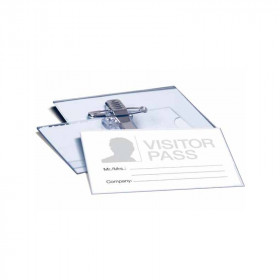 Badge D'Identification Porte Nom Avec Pince Et Epingle Apli 11746 | Artmania