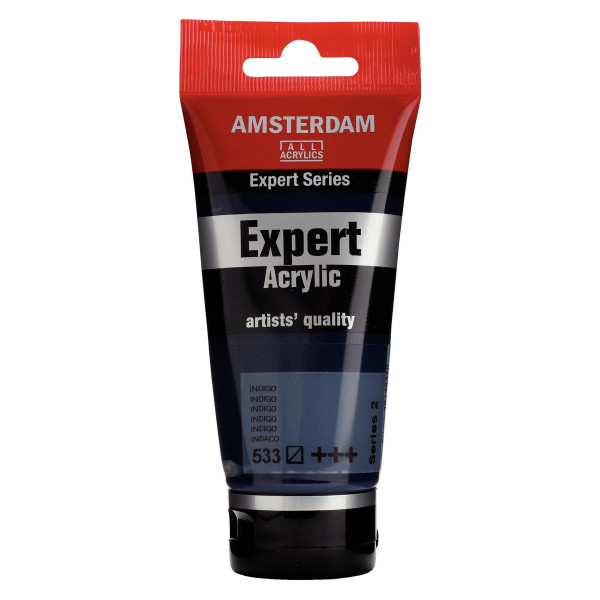 photo-Tube de peinture acrylique - Indigo 533 - Expert Acrylic - Amsterdam