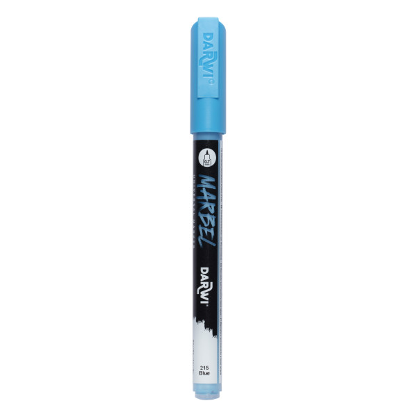 photo - Marqueur - Peinture acrylique - Bleu - Permanent - Pointe 0,7mm - Marbel - Darwi