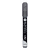 photo - Marqueur - Peinture acrylique - Anthracite - Permanent - Pointe biseautée 6mm - Marbel - Darwi